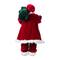 Glitzhome® 24"H Faux Fur Christmas Traditional Santa Figurine